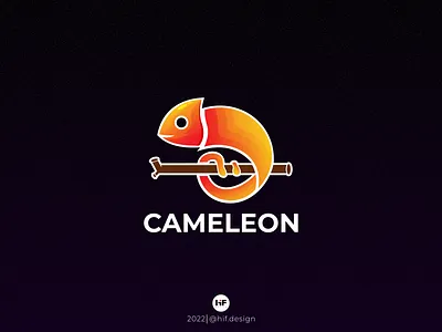 Cameleon logo apparel graphic design