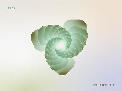 Churuli branding generative graphic design motion graphics ui