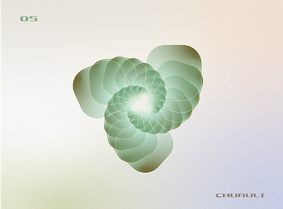 Churuli branding generative graphic design motion graphics ui