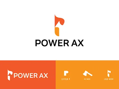 Negative space logo design - p letter logo mark - modern p logo apps icon brand identity branding letter p logo logo logo mark logos modern p loglo negative space logo p letter logo