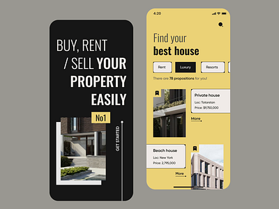 Buy property mobile app android android app animation app app design design interaction ios ios app ios mobile mobile mobile app mobile application ui ui design ui interaction ux