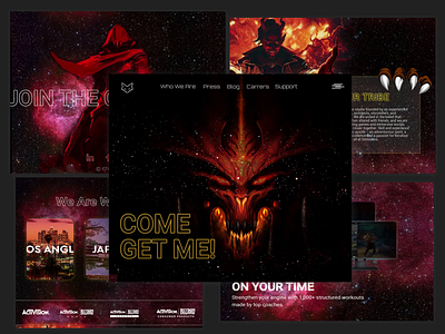 Gaming Website Video Shot branding cod creative creativemockup design esports game gaming graphic design illustration iota play playstation ps5 streamer ui uiux videostreaming xbox youtube