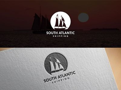 ships logo adventure logo best designer boat brand identity branding circular dark graphic design identity logo logo design logomark modern logo negative space ocean ship shipping logo ships travel logo