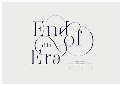 End of an Era. end of an era fashion fashion fonts fashion typography fonts lingerie xo logo logotype moshik nadav queen elizabeth sexy fonts sexy logos typeface typography