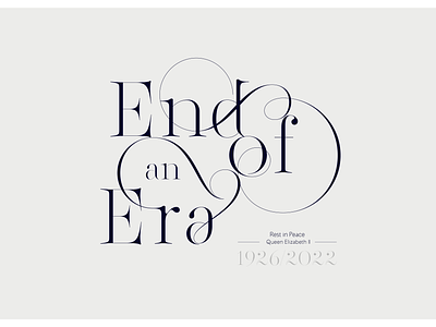 End of an Era. end of an era fashion fashion fonts fashion typography fonts lingerie xo logo logotype moshik nadav queen elizabeth sexy fonts sexy logos typeface typography