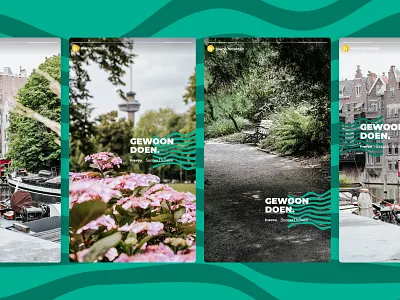 Gewoon Doen branding: Social branding gewoon doen hieroo logo logo design rotterdam seederdeboer social media design