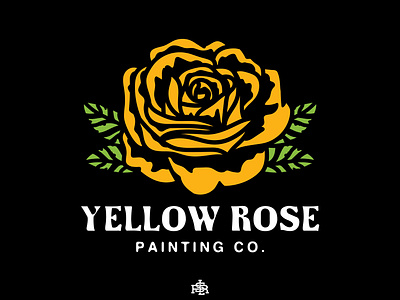 Yellow Rose painting.co art artwork bold brand branding decoration design drawing floral flower graphic design illustration logo merch design merchandise nft plant rose ui vector