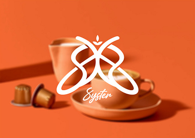 Syster Coffee Logo branding design graphic design logo typography vector