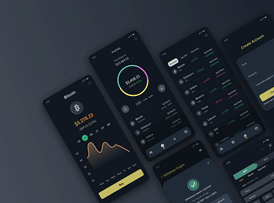 Cryptocurrency App coin crypto crypto app cryptocurrency ui uiux userinterface