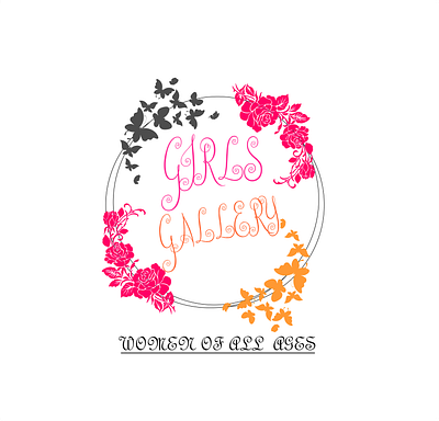 Girls gallery logo! 2d design girls gallery logo logo design minimal logo minimalist