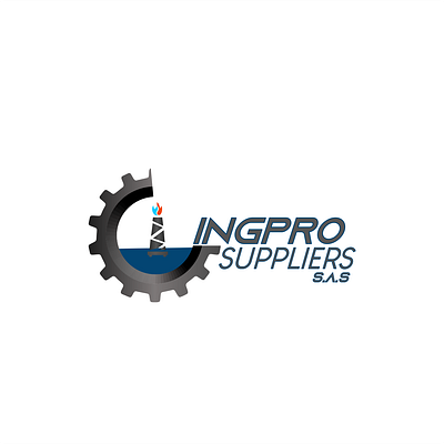 Ingpro supplier s.a.s logo! 2d 2d logo branding clean company logo design flat gas logo illustration ingpro logo logo design logodesign minimal minimal logo minimalist unique