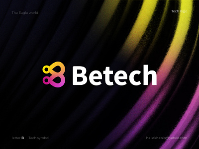 Tech logo design dribbble || Betech. b letter tech logo betech branding design ecommerce gradients lettering logo logo designer modern tech technology