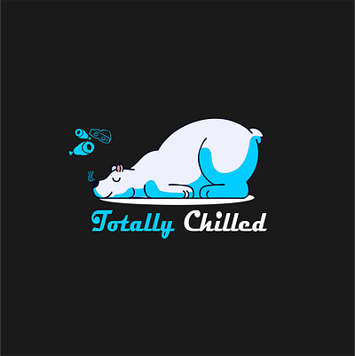 Tottaly chilled logo! 2d 2d design 2d logo 3d2d logo bear bear logo branding cute bear logo design illustration logo logo design logo2d logodesign minimal minimal logo minimalist polar bear tottaly chilled whte bear