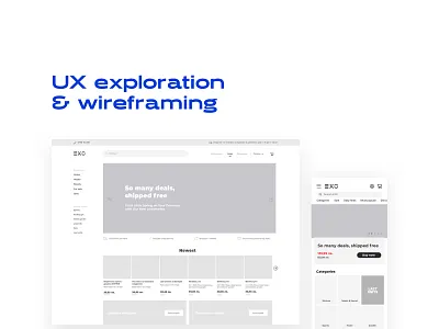 EXO: Collective Online store brand discovery brand exploration brand identity brand positioning branding branding agency case study