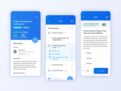 Educational app academic app application education interface mobile mobile app ui