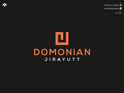 DOMONIAN JIRAYUTT app branding design icon illustration letter logo minimal ui vector