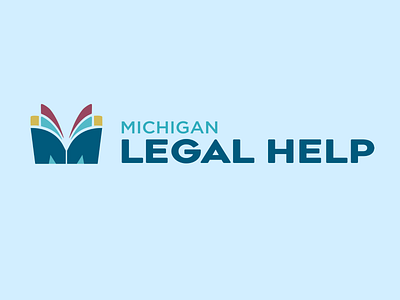 Michigan Legal Help Logo brand logo