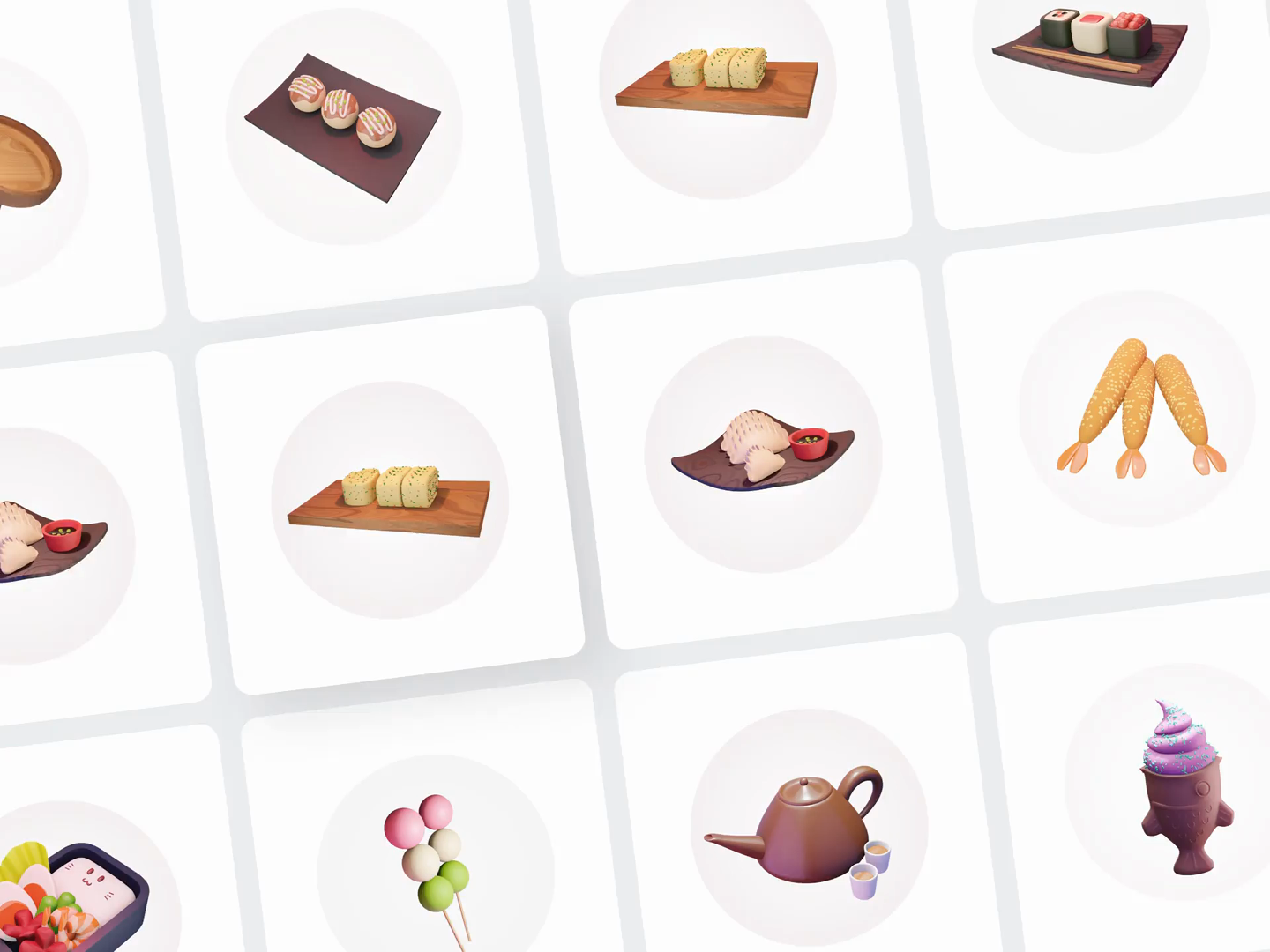 3D Product - Sushi