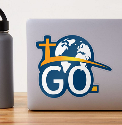 GO Sticker branding design graphic design icon illustration logo nahom shiferaw typography vector world evangelizm