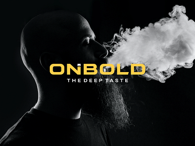 ONBOLD branding character design icon illustration logo logormak logotype man pod smoke smoking symbol vape vector wordmark