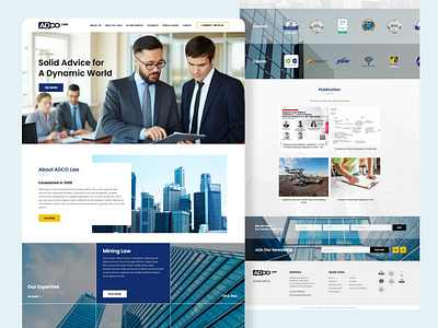 Lawyer's Landing UI design landing landing ui landingpage law lawyer lawyer design ui uidesign