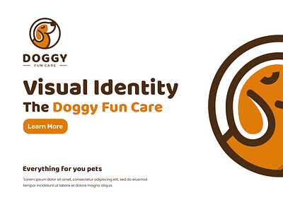 Dog Logo Concept animal brand branding branding design design doggy graphic design icon logo logo designer pets ui ux vector