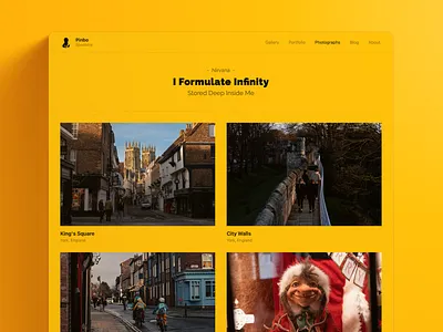 Personal Website ui web