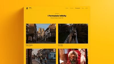 Personal Website ui web
