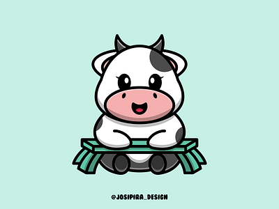 COW AND TABLE america app apparel branding california canada cartoon cow design dubai florida graphic design illustration logo logoawesome logoidentity logoroom logos texas usa