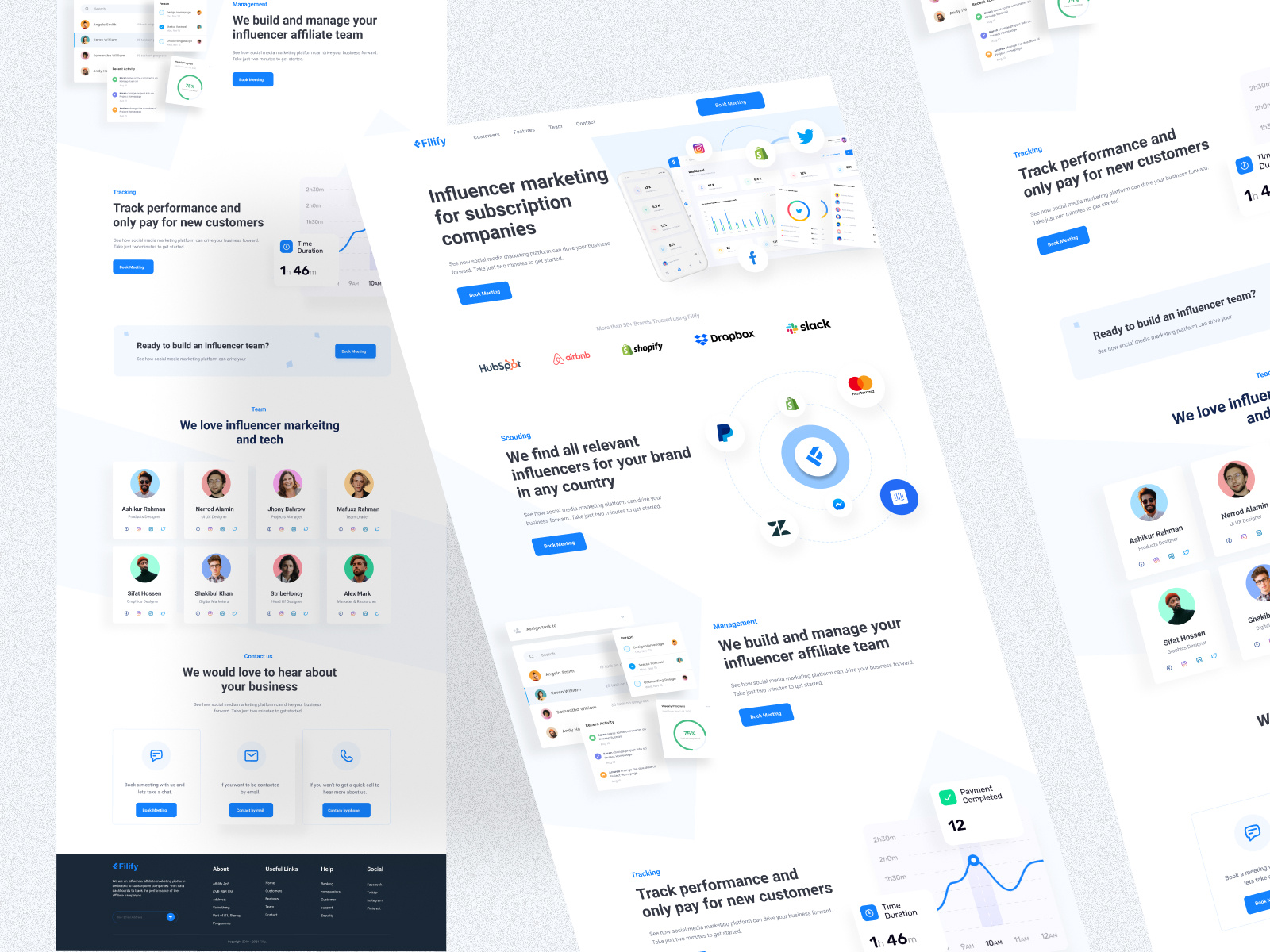 Filify - Website Homepage UI Design by Ashikur Rahman on Dribbble