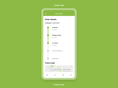 Progress Bar DailyUI 086 design progress bar ui