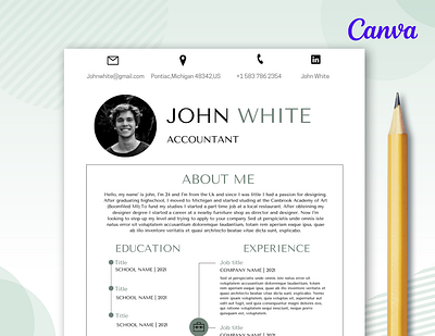 Curriculum vitae / CV template curriculum template cv cv template design professional resume template resume