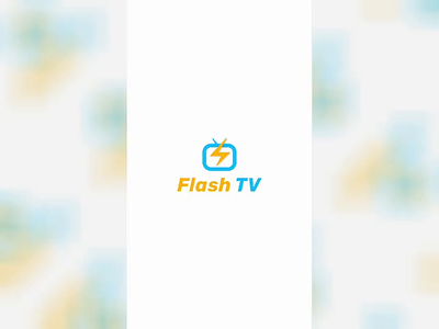 Flash TV logo concept brand branding design graphic graphic design illustration logo ui ux vector