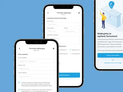 Furgonetka BOX Partner ar augmented reality mobile app development uxui