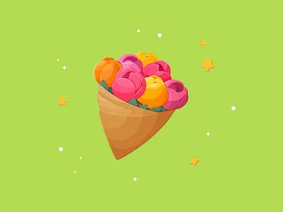 Prize Design: Flower Bouquet adobe illustrator