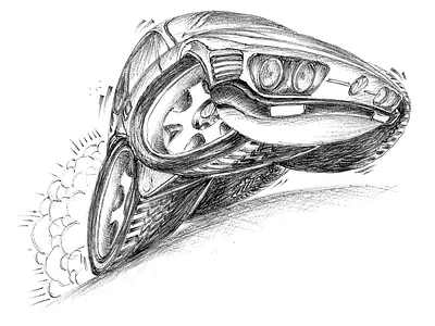 VW SP2 cartoon