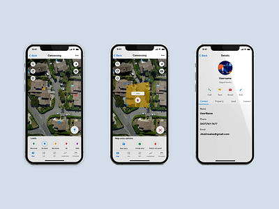 Canvassing app on ios apple canvas design ios map ui uiux ux