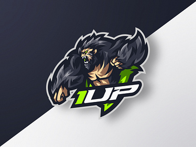 GORILLA FIGHTER Mascot logo animal mascot logo gorilla flat design illustration gorilla illustration gorilla logo gorilla logo inspiration kingkong flat design kingkong logo modern animal logo modern gorilla logo