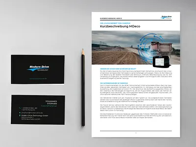 Branding for Modern Drive Technology GmbH branding design graphicdesign logo logodesign minimal