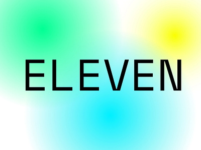 Eleven ideation branding design graphic design logo typography ui