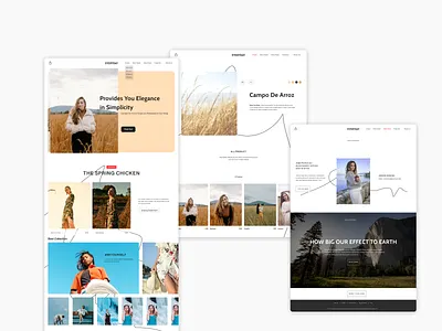 E Commerce Website Design e commerce figma online shop ui web design