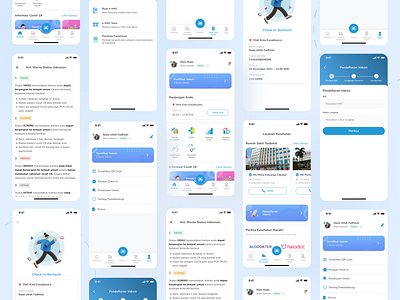 Peduli Lindungi Mobile App Redesign mobile app ui user experience user interface ux