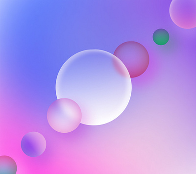 Galaxy-bubbles 3d 3d graphic art artwork illustration pink visual