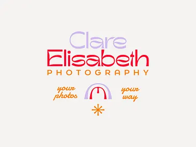 Clare Elisabeth Photography: Unchosen Concept brand design branding branding system color design fun graphic design icon illustration logo logo system logomark logotype photography playful type typography vector