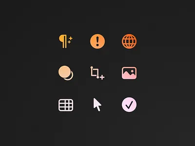 ✨ Icons bachelor figma glyphs human interface design icon design icons interface interface design student thesis university vector