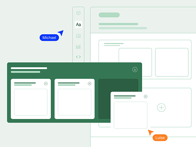 Platform Wireframe Illustration after effects animation animation 2d appinio charts curser design flat design graphic design illustration interactive platform report wireframe