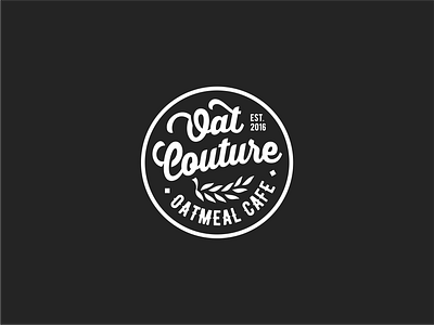 Oat Couture Logo badge logo