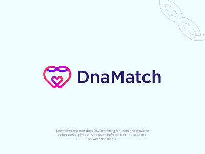 DnaMatch Logo brand identity branding identity logo logo design logo designer logo inspirations logo mark logodesign logos love logo minimal logo minimal logo design minimalist logo modern logo monogram simple logo simple logo design simple logos symbol