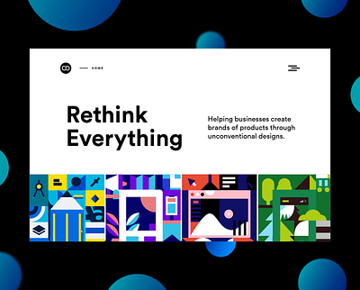 Check DC is live 🚀 agency animation branding circles communications creative design illustration logo motion graphics patterns ui