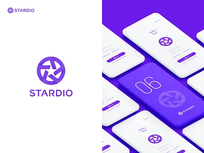 Stardio | Star Studio | Modern Logo Mark a b c d e f g h i j k l m n apps icon brand identity branding connection creative logo flower graphic design logo mark modern logo monogram negative flower o p q r s t u v w x y z space star stellar studio technology crypto portal shutter ui